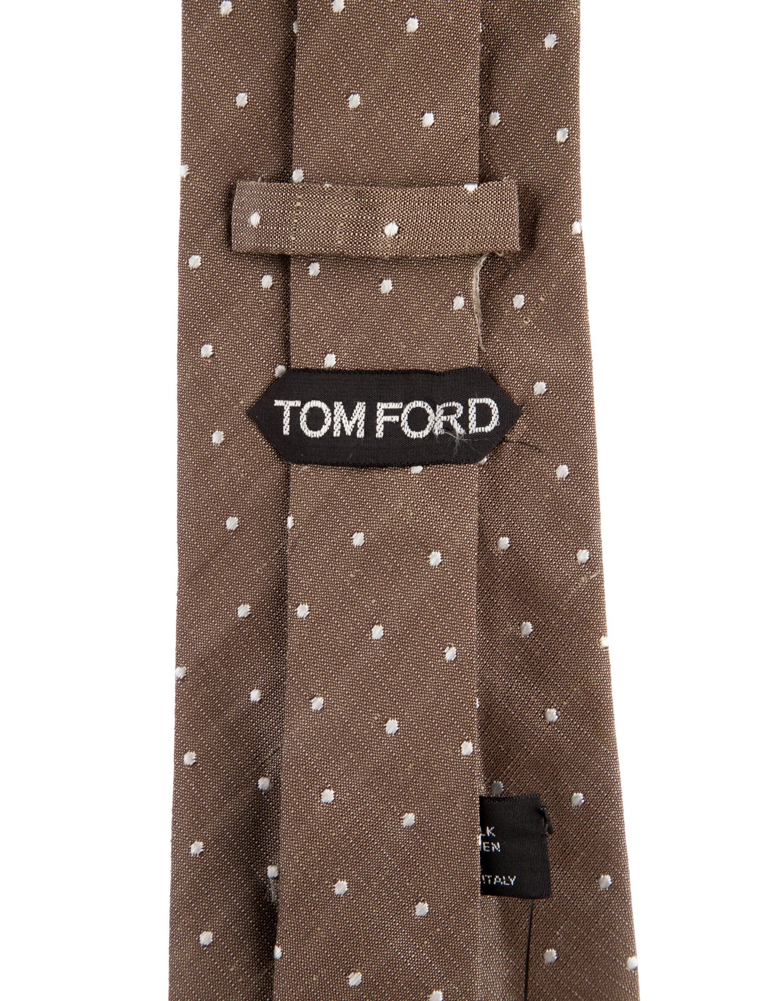 Tom Ford Silk Polka Dots Tie