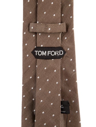Tom Ford Silk Polka Dots Tie