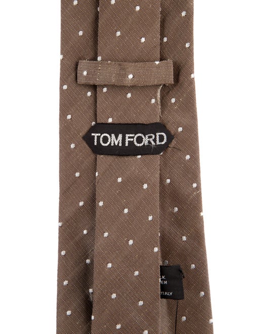 Tom Ford Silk Polka Dots Tie