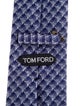 Tom Ford Silk Pattern Print Woven Tie