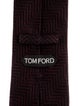 Tom Ford Silk Red Pattern Print Tie