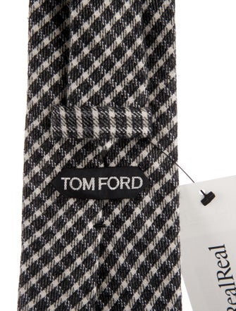 Tom Ford Silk Pattern Print Tie