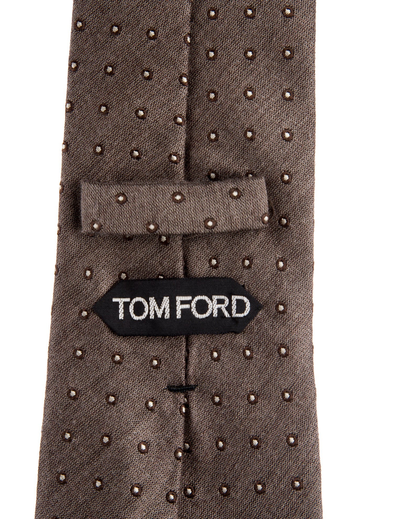 Tom Ford Silk Pattern Print Tie