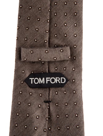 Tom Ford Silk Pattern Print Tie
