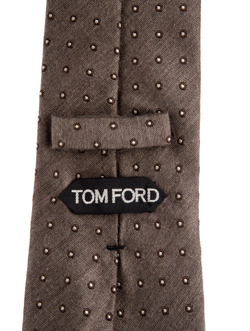 Tom Ford Silk Pattern Print Tie