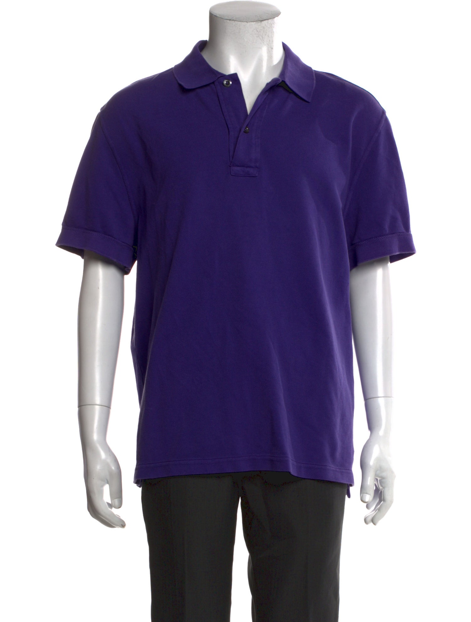 Tom Ford Crew Neck Short Sleeve Polo Shirt