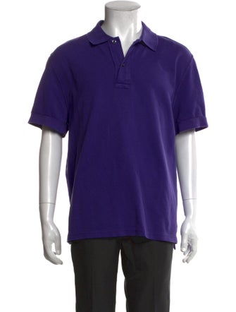 Tom Ford Crew Neck Short Sleeve Polo Shirt