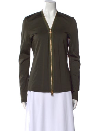 Tom Ford V-Neck Long Sleeve Blouse