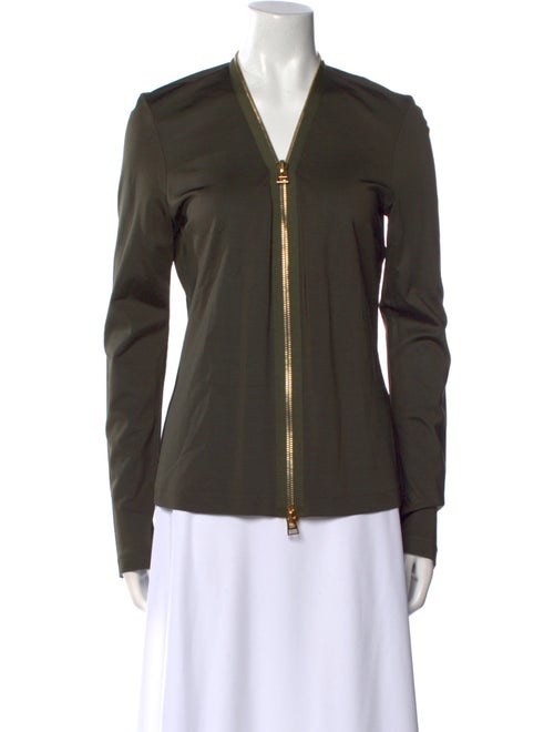 Tom Ford V-Neck Long Sleeve Blouse