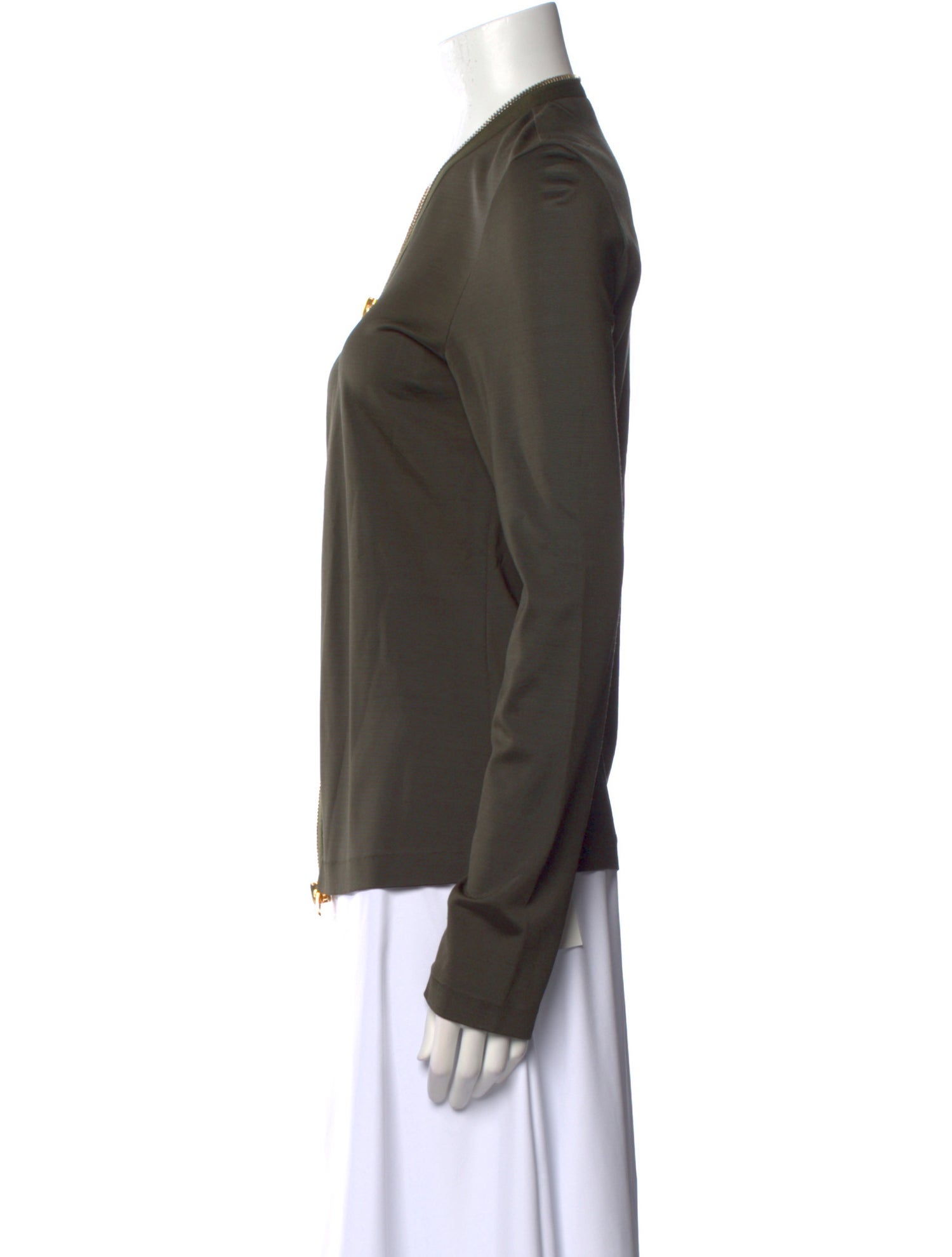 Tom Ford V-Neck Long Sleeve Blouse