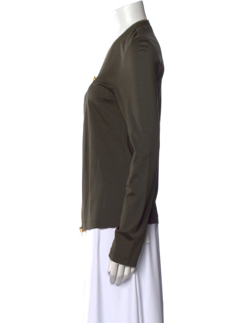 Tom Ford V-Neck Long Sleeve Blouse