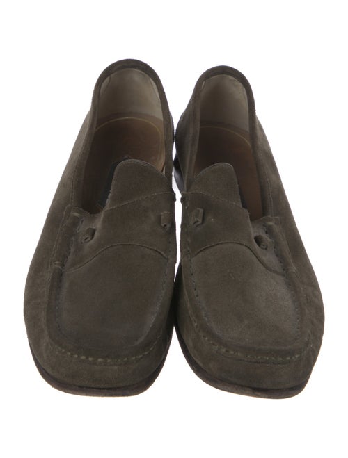 Tom Ford Suede Chain-Link Accents Dress Loafers