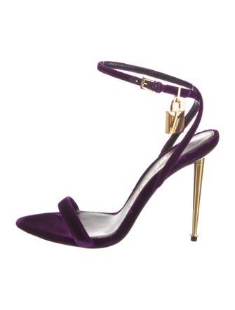 Tom Ford Velvet Sandals