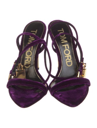 Tom Ford Velvet Sandals