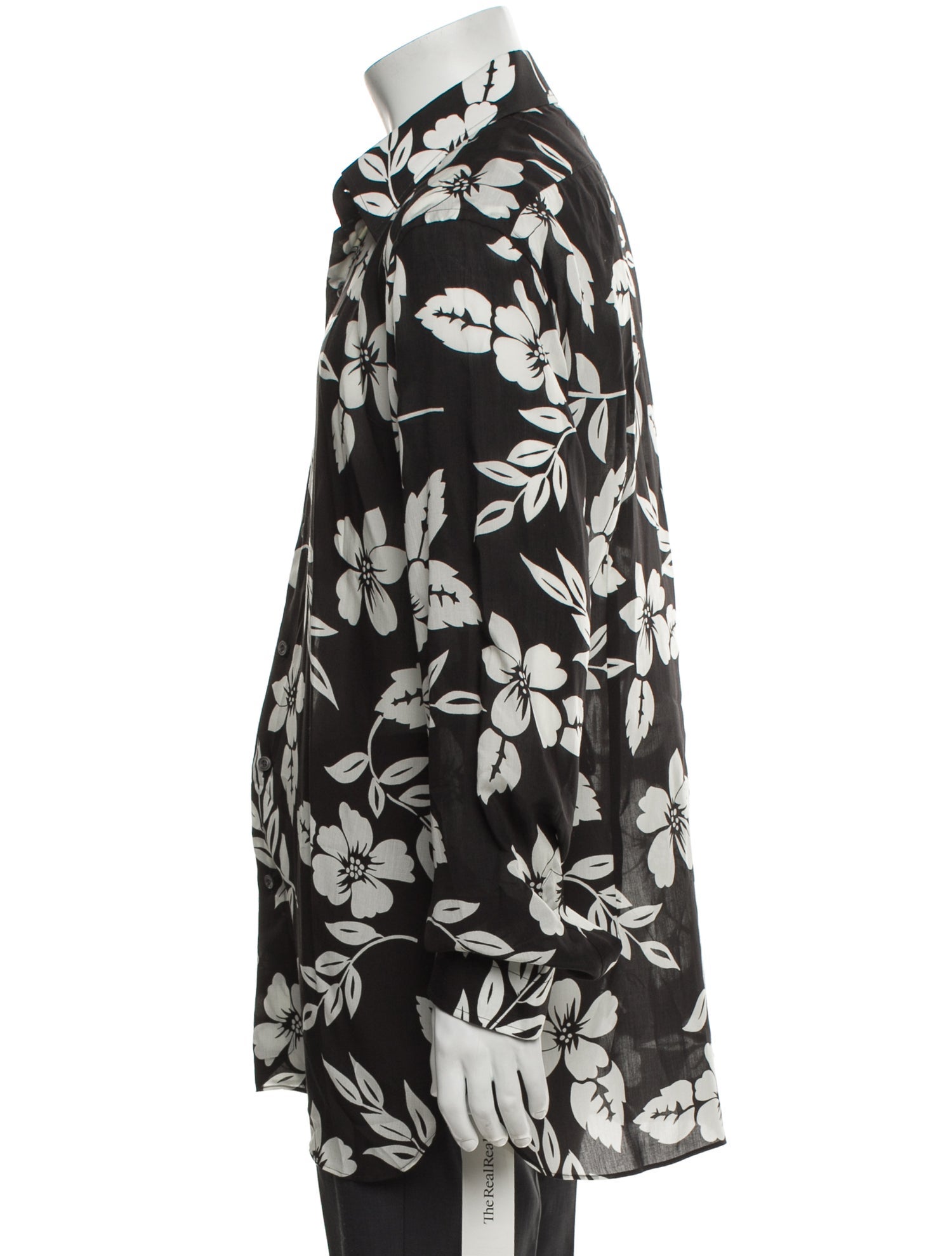 Tom Ford Floral Print Long Sleeve Shirt