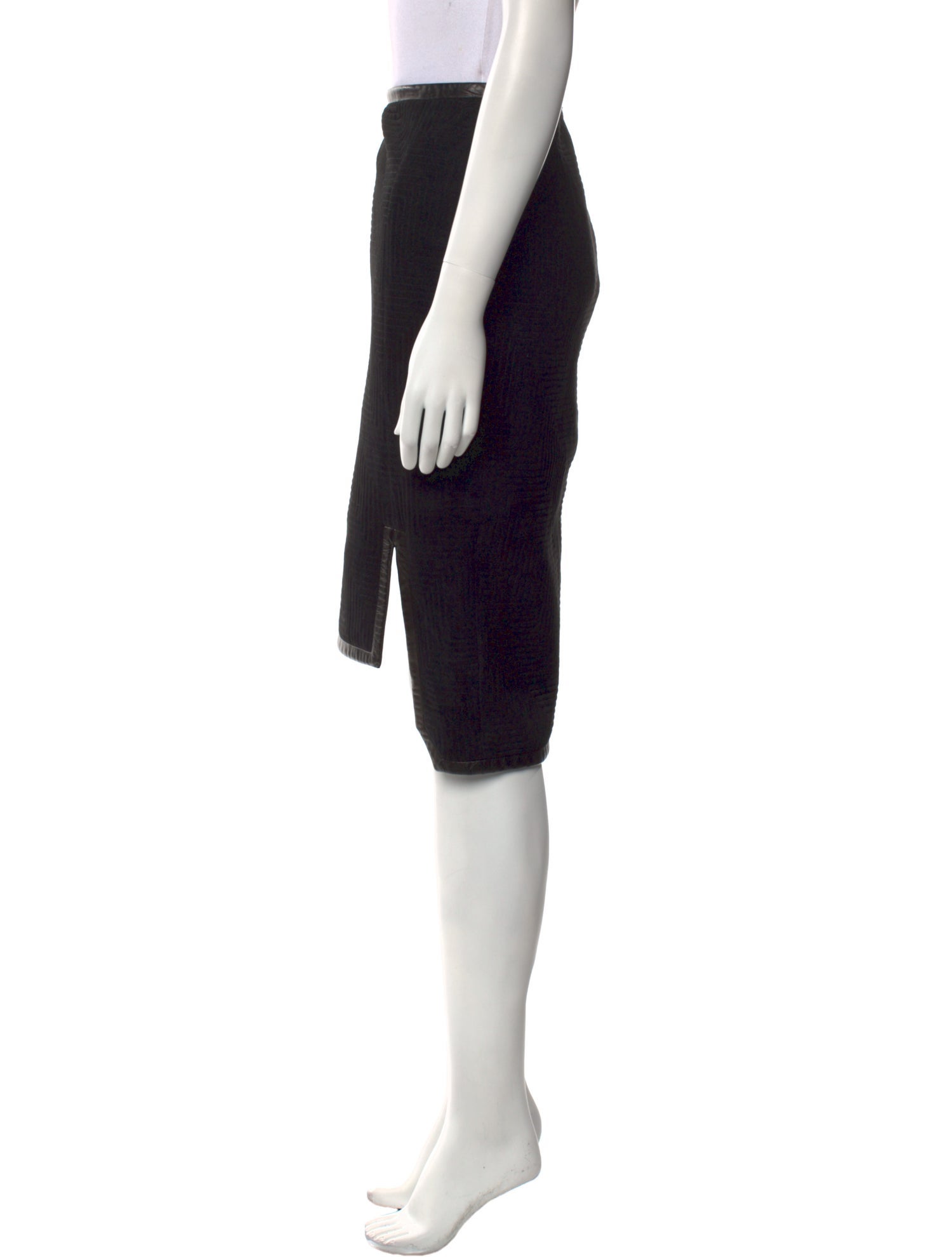 Tom Ford Lamb Leather Knee-Length Skirt