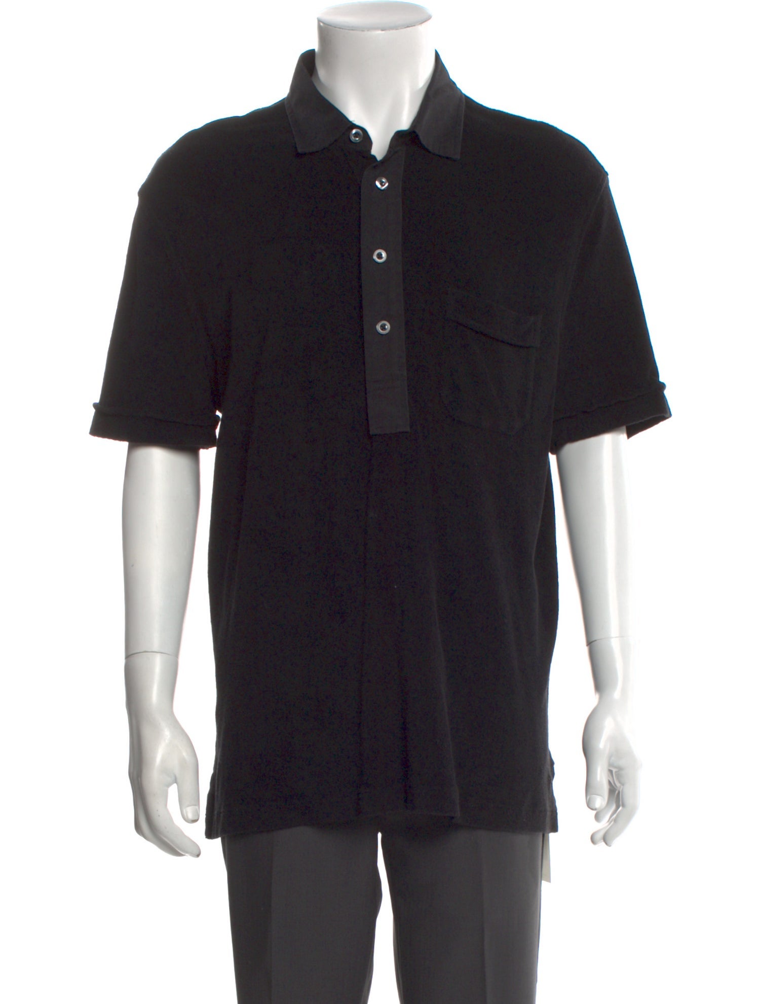 Tom Ford Collar Short Sleeve Polo Shirt