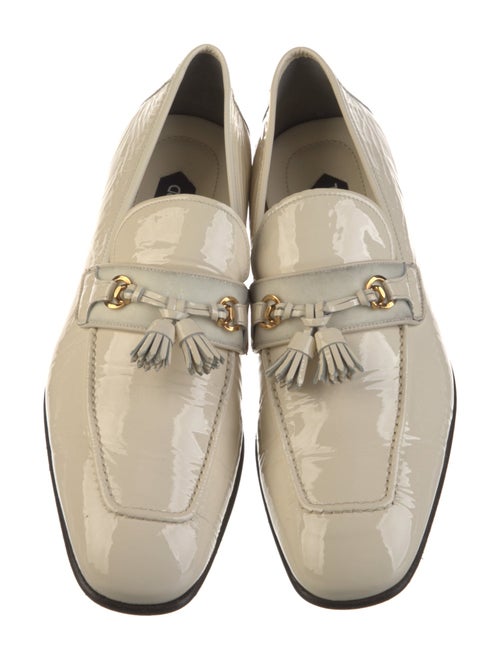 Tom Ford Patent Leather Tassel Accents Dress Loafers