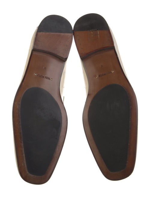 Tom Ford Patent Leather Tassel Accents Dress Loafers