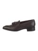 Tom Ford Leather Tassel Accents Dress Loafers