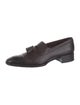 Tom Ford Leather Tassel Accents Dress Loafers