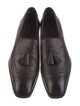 Tom Ford Leather Tassel Accents Dress Loafers