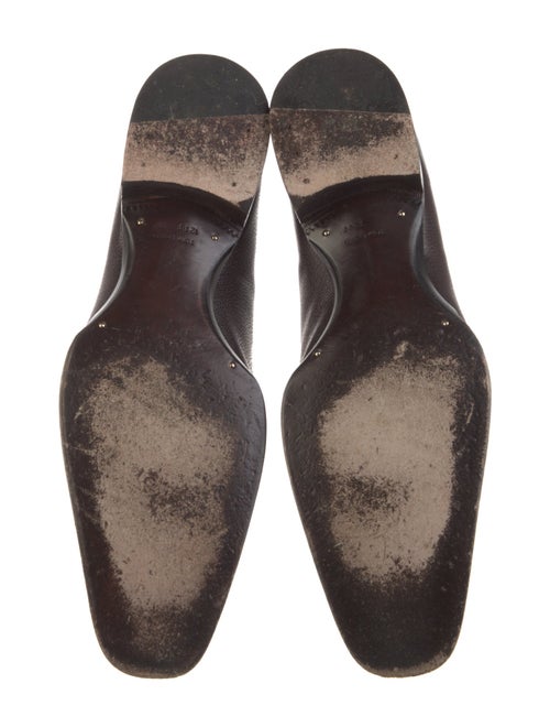 Tom Ford Leather Tassel Accents Dress Loafers