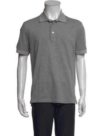 Tom Ford Crew Neck Short Sleeve Polo Shirt