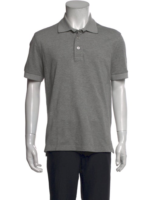 Tom Ford Crew Neck Short Sleeve Polo Shirt