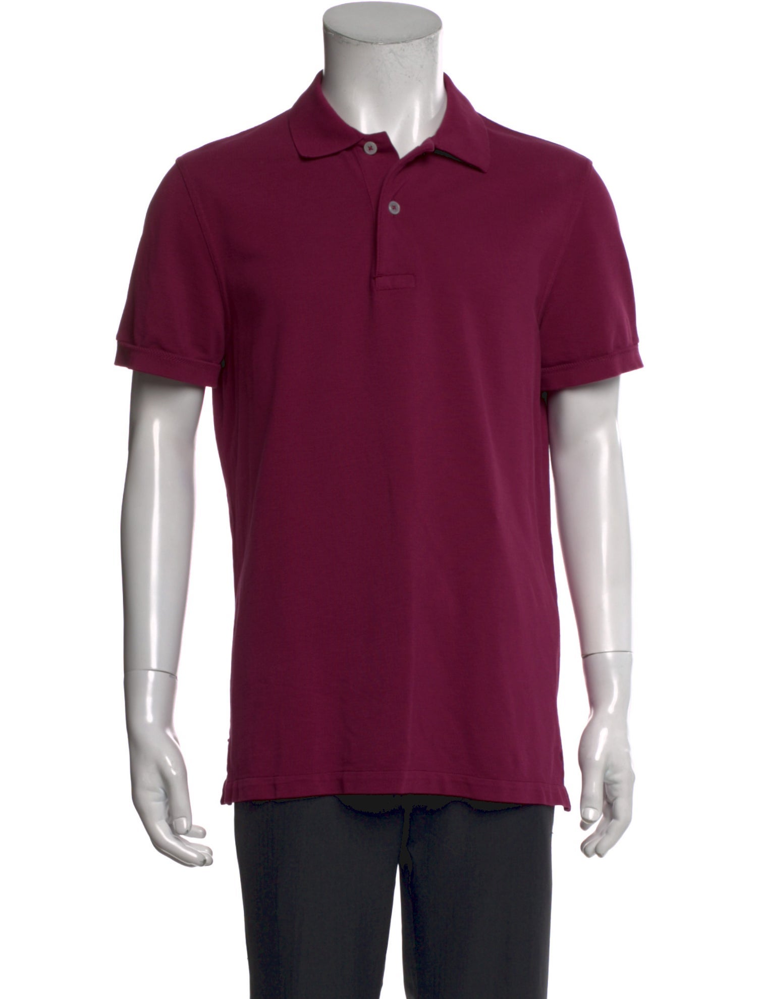 Tom Ford Crew Neck Short Sleeve Polo Shirt