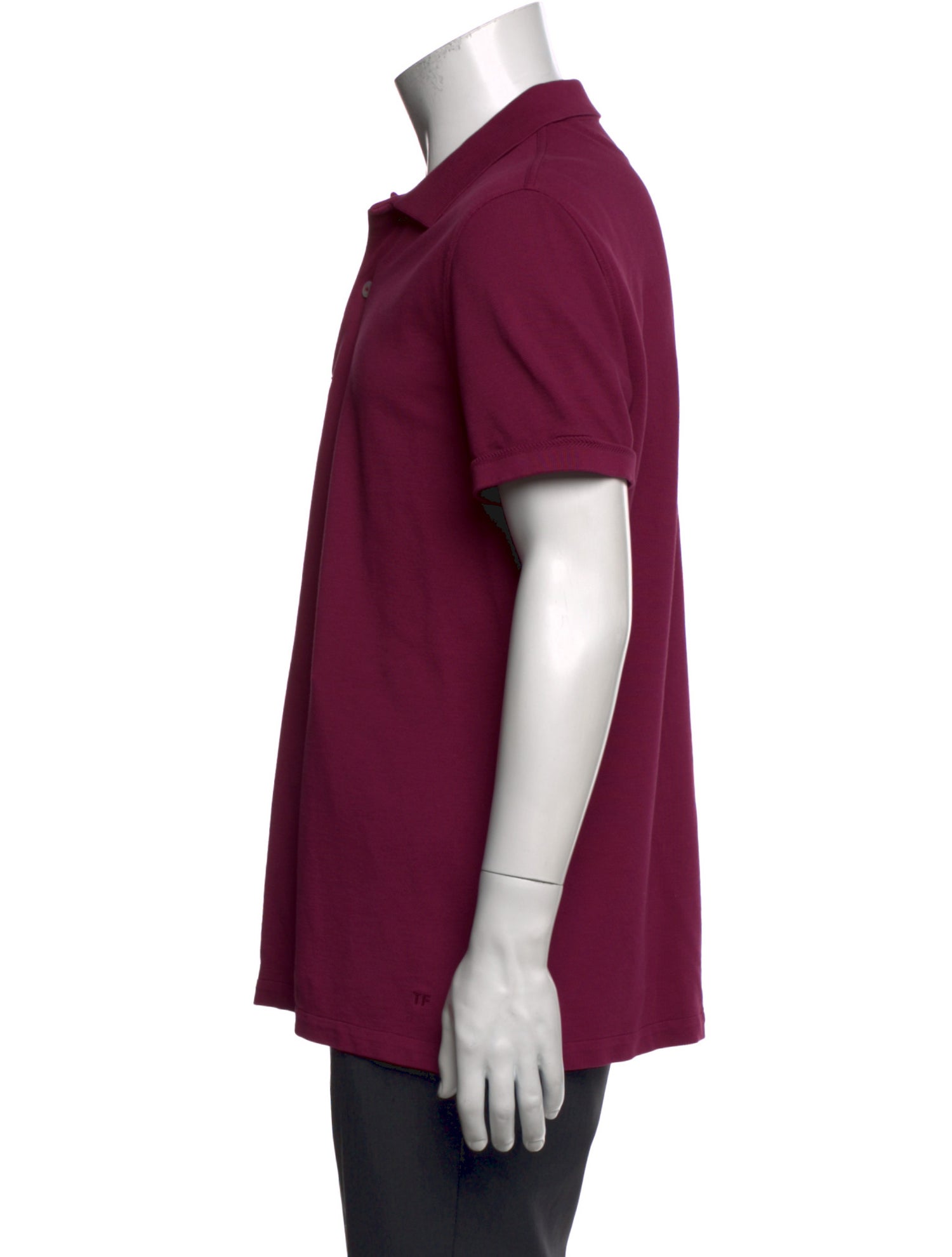 Tom Ford Crew Neck Short Sleeve Polo Shirt