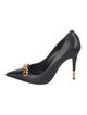 Tom Ford Leather Chain-Link Accents Pumps
