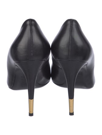 Tom Ford Leather Chain-Link Accents Pumps