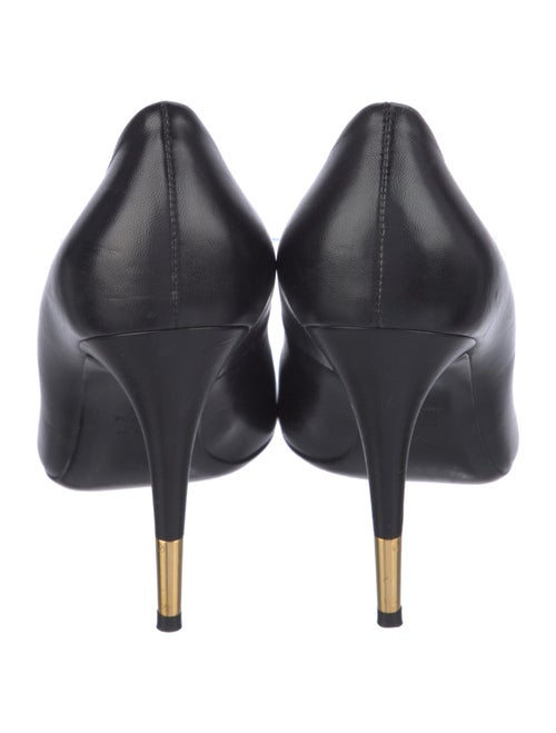 Tom Ford Leather Chain-Link Accents Pumps