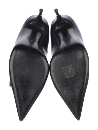 Tom Ford Leather Chain-Link Accents Pumps