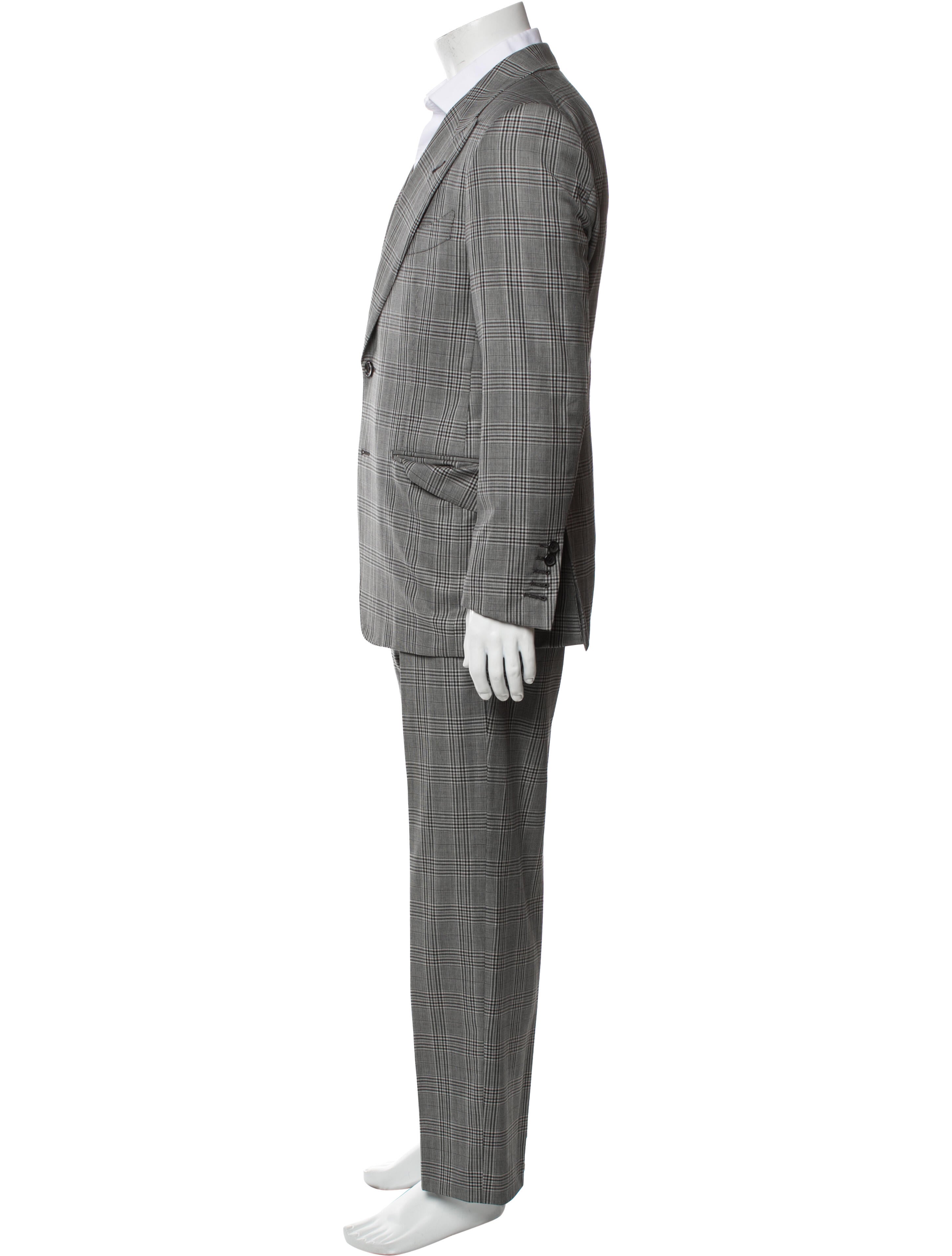 Tom Ford Men's Three Piece Grey Suit Set