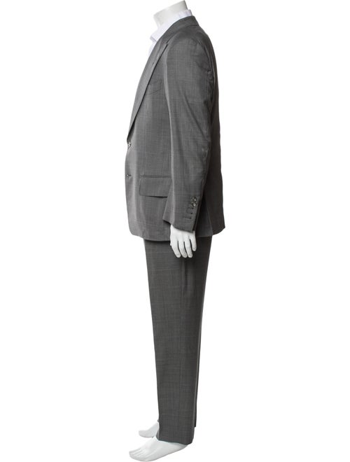 Tom Ford Grey Men's Two Piece Suit Set