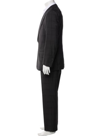 Tom Ford Wool Plaid Print Two-Piece Blazer