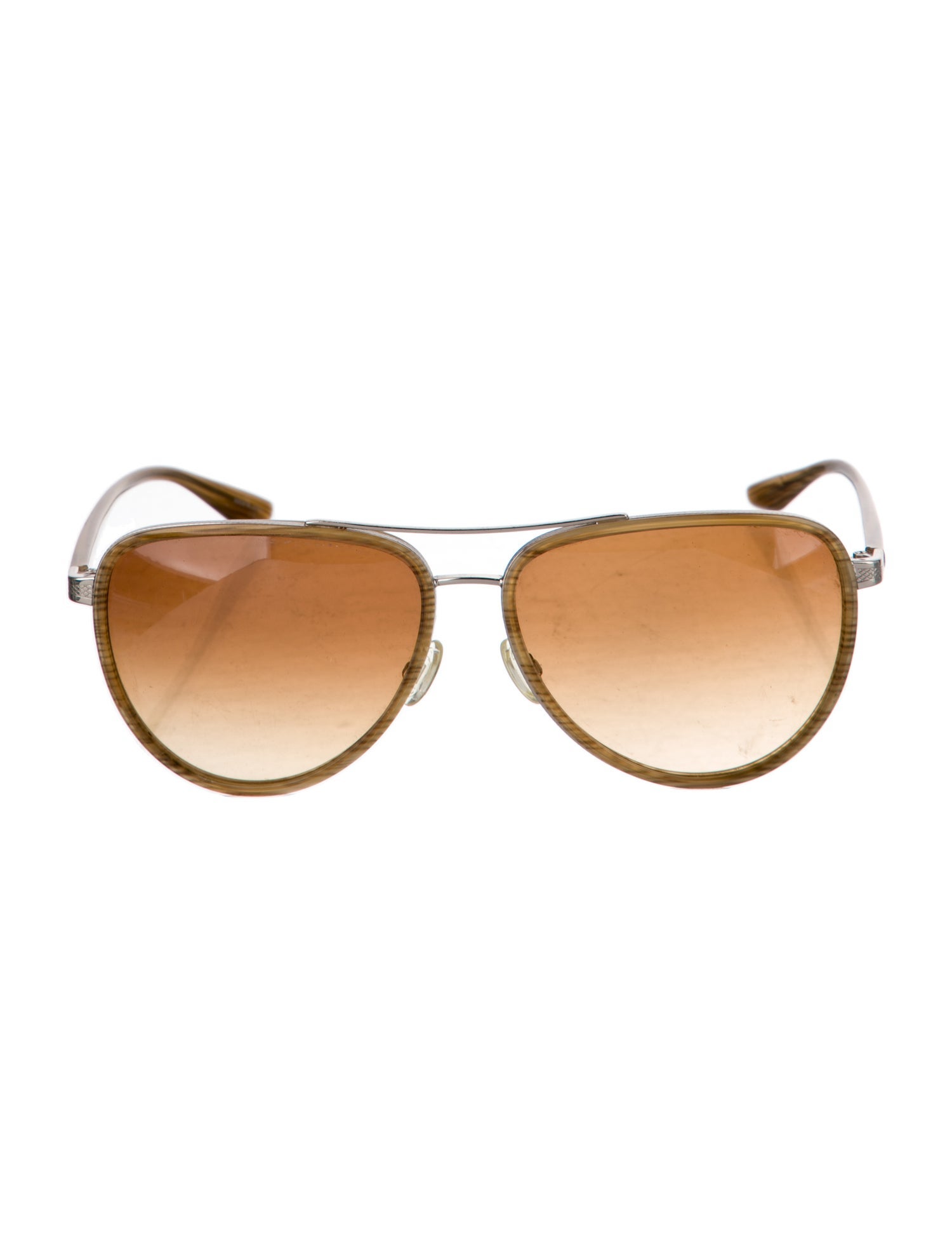 Barton Perreira Aviator Tinted Sunglasses