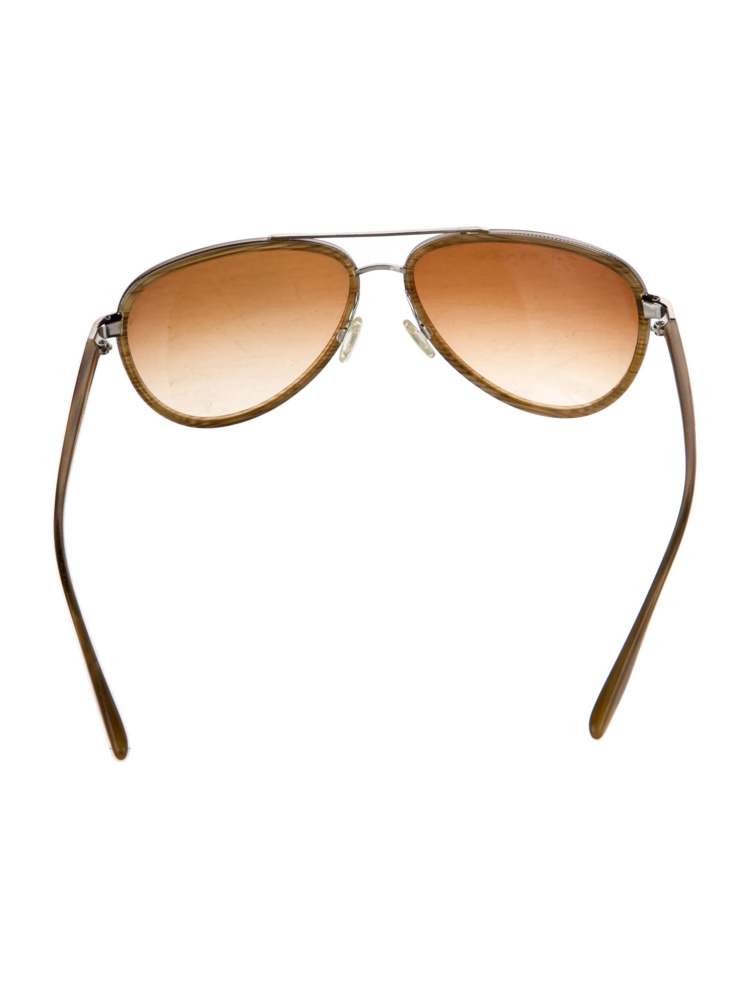 Barton Perreira Aviator Tinted Sunglasses