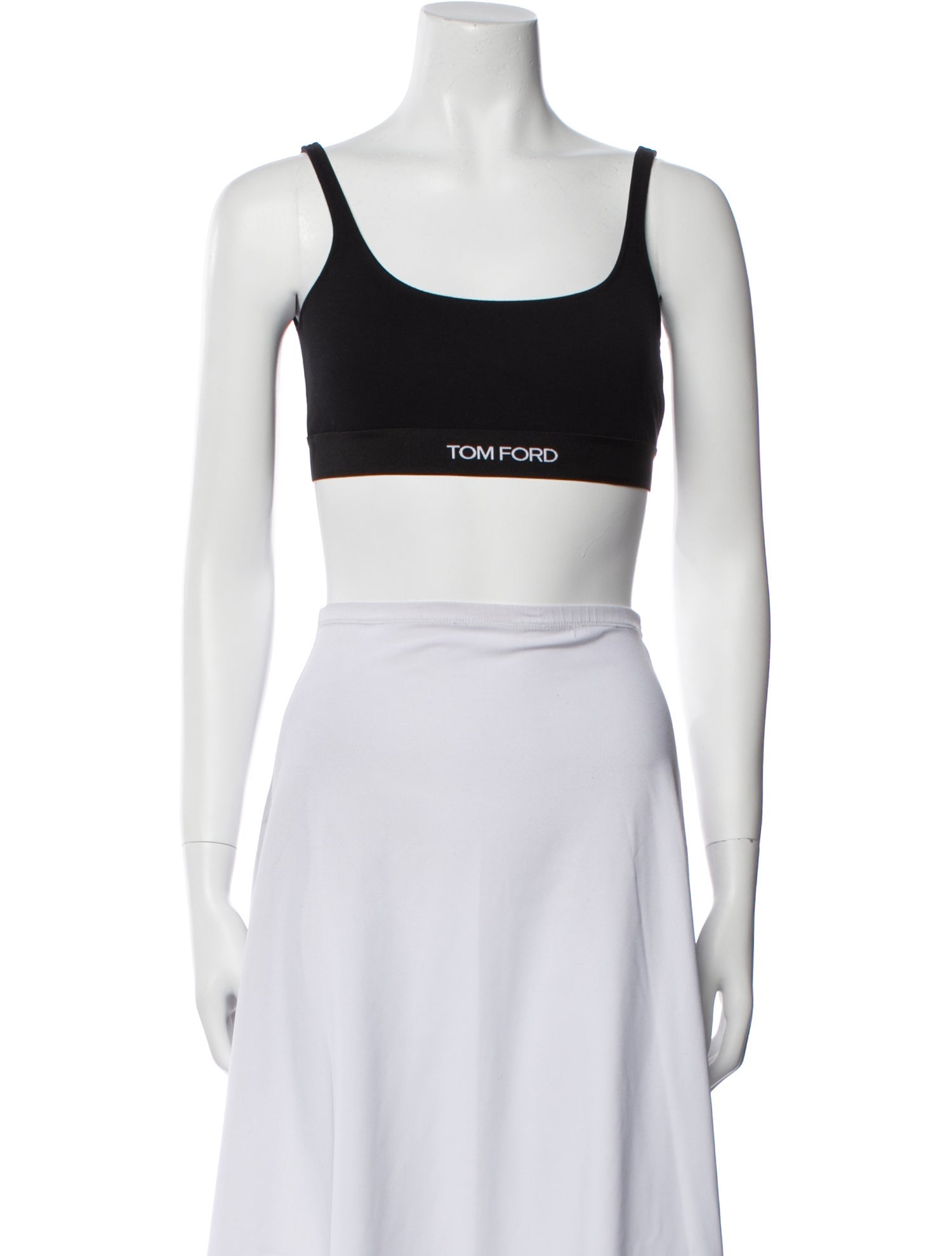 Tom Ford Scoop Neck Sleeveless Crop Top