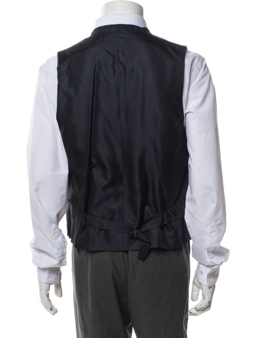 Tom Ford Wool Plaid Print Suit Vest