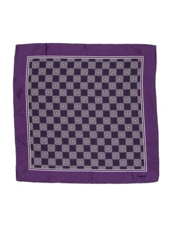 Tom Ford Pattern Print Pocket Square