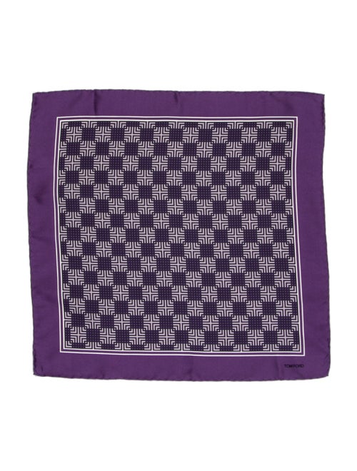 Tom Ford Pattern Print Pocket Square