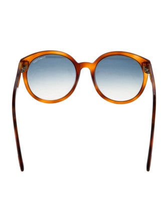 Tom Ford Round Gradient Sunglasses