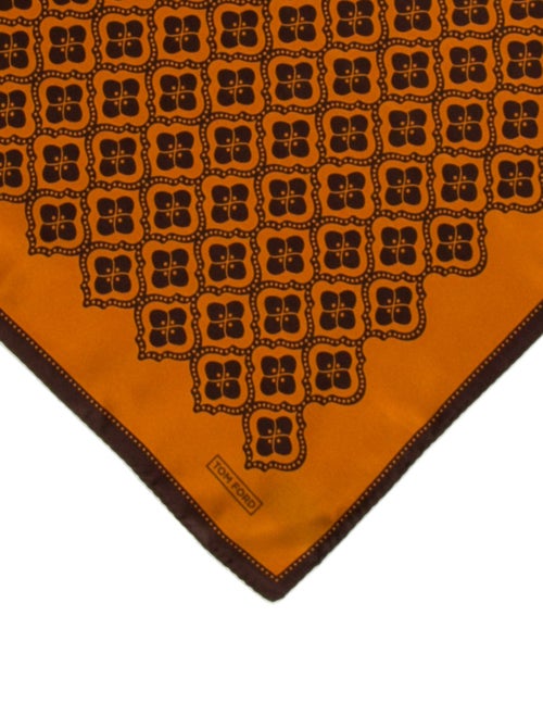 Tom Ford Pattern Print Pocket Square