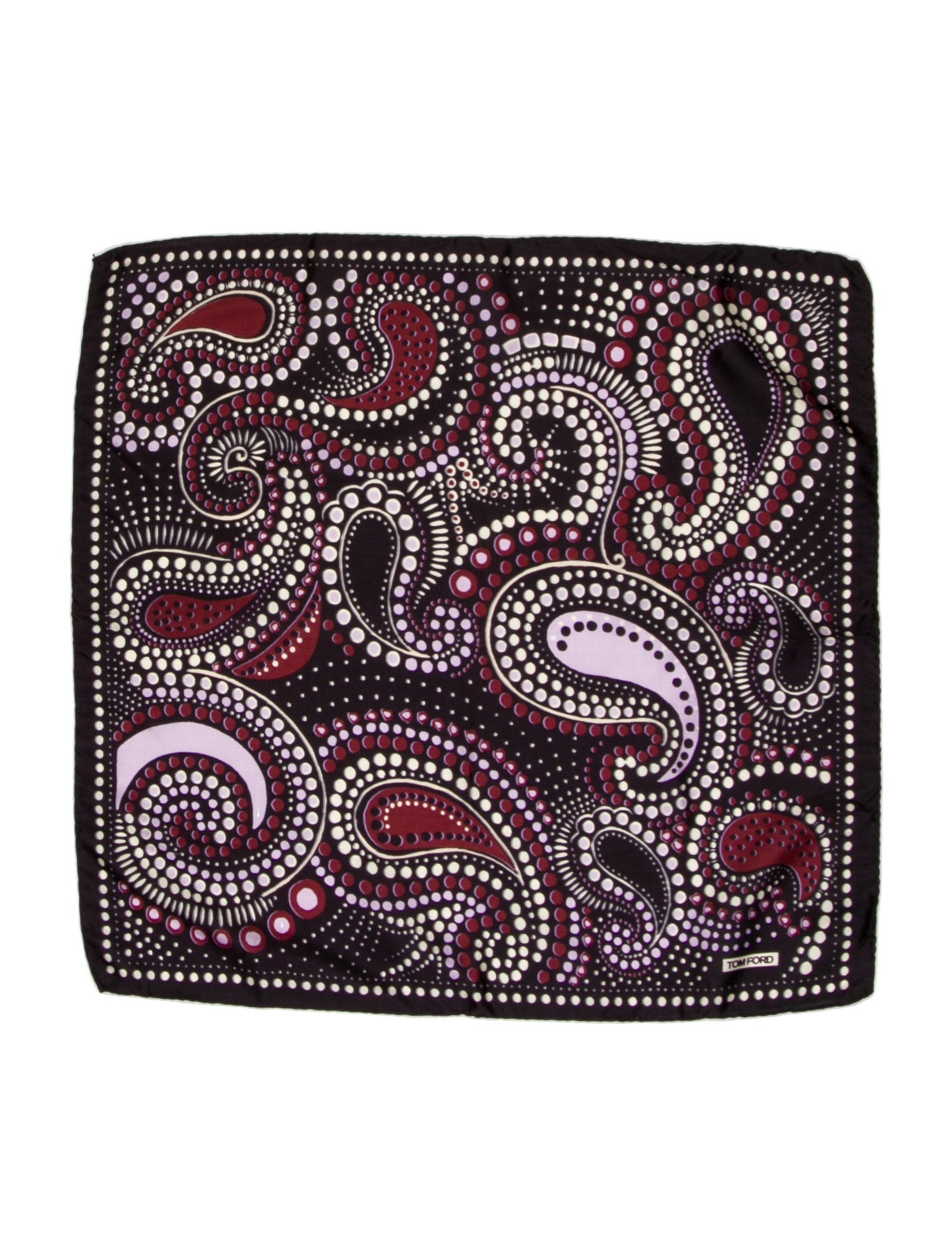 Tom Ford Pattern Print Pocket Square