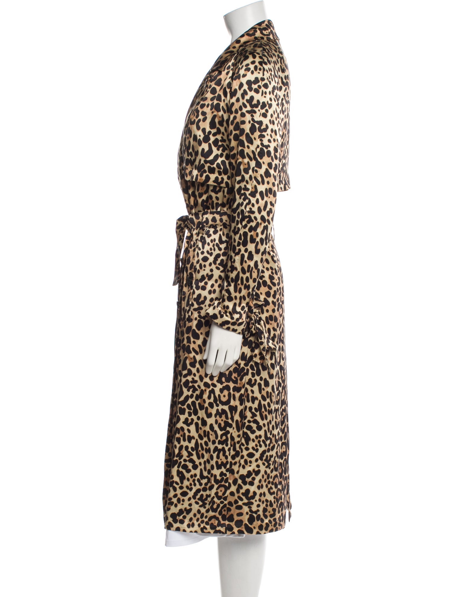 Tom Ford Satin Animal Print Coat