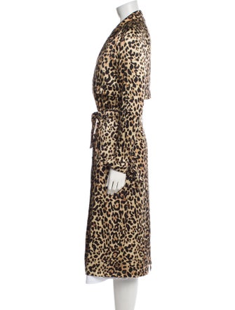 Tom Ford Satin Animal Print Coat