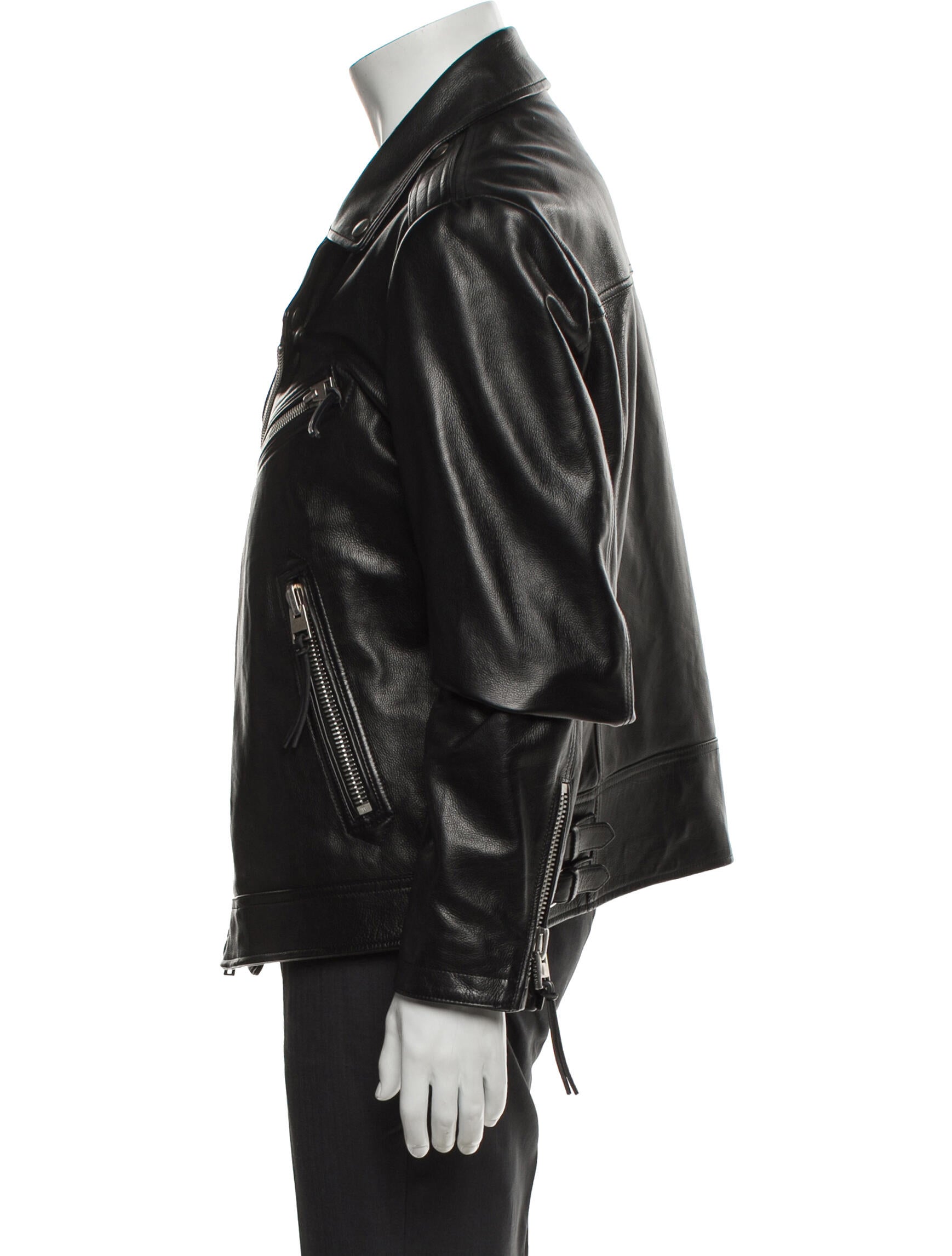 Tom Ford Calf Leather Moto Jacket